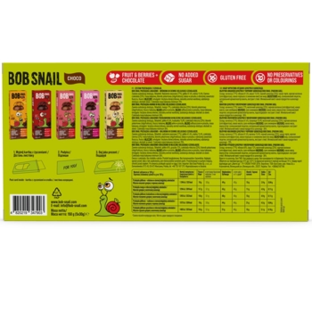 Набор конфет в шоколаде Bob Snail, 150 г (5 шт. х 30 г) - Pampik - 3