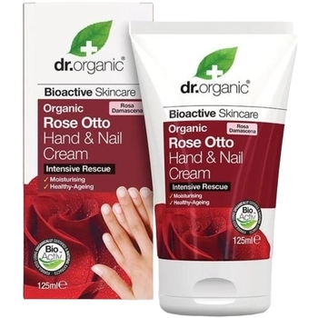 Крем для рук та нігтів Dr. Organic Bioactive Skincare Organic Rose Otto Hand & Nail Cream 125 мл - Pampik
