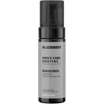 Очищающая пенка для лица Mr.Scrubber Men`s Care Routine 150 мл - Pampik