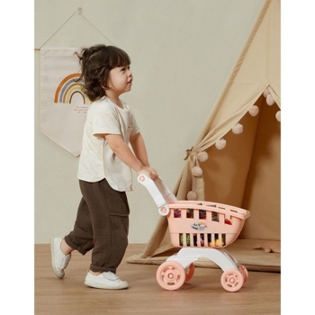 Тележка для покупок в супермаркете Beiens, розовый (В8103-05pink) - Pampik - 9