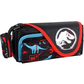 Пенал мягкий Yes PH-3-2 Jurassic World, 10х20х6 см, черный (533202) - Pampik
