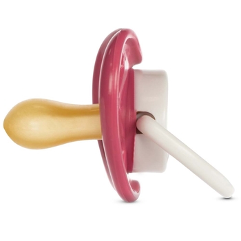 Пустушка симетрична Baboо Sea Life, латексна, 6+, червона (5-041) - Pampik - 3