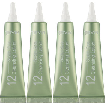 Набор лосьонов для очищения кожи головы Masil 12 Scalp Spa Cleansing Lotion, 4 шт. х 15 мл - Pampik