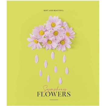 Тетрадь общая Школярик Flower symphony, в клеточку, 36 л, УФ-лак, 20 шт. (036-3255K) - Pampik - 2