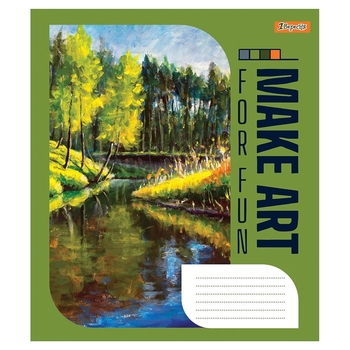 Набір зошитів 1 Вересня Make art, в клітинку, 18 аркушів, 25 шт. (766566) - Pampik - 2