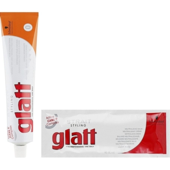 Набор для выравнивания волос Schwarzkopf Professional Strait Styling Glatt 0: Staightening Creme 82 мл + Neutralising Balm 80 мл - Pampik