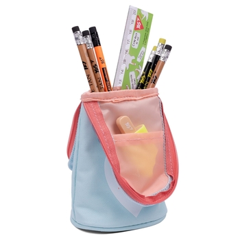 Пенал подставка Yes PM-M3 Mouse Be happy, 21х8х5 см, голубой (533248) - Pampik - 2