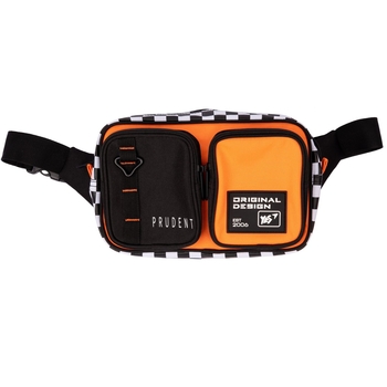 Сумка на пояс YES SP-31 Impressions, 25х15,5x6 см, оранжевая (559527) - Pampik