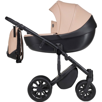 Универсальная коляска 2 в 1 Anex M-Type mt-11Q коралловая с черным (25737) - Pampik - 2