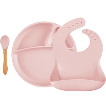 Набір для годування MinikOiOi BLW Set II Pinky Pink, силіконовий (101070020) - Pampik