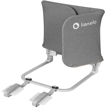 Захисний бар'єр для ліжка Lionelo Lora Grey Stone, сірий - Pampik - 4