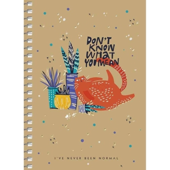 Тетрадь для записей Student Don't know what you mean А5, в клеточку, спираль, 96 листов (A5-SC-096-6101K) - Pampik