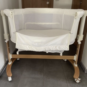 Дитяче ліжечко-люлька BabyGO 2 в 1 Amila, бежеве (4151) - Pampik - 3