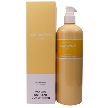 Кондиціонер для волосся Valmona Живлення Nourishing Solution Yolk-Mayo Nutrient Conditioner, 480 мл - Pampik