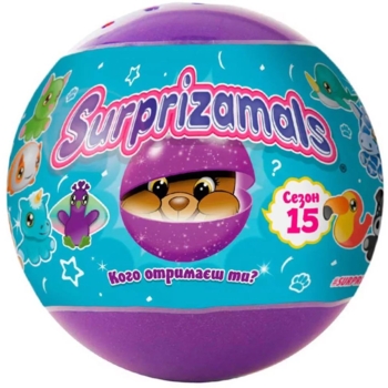 Мягкая игрушка-сюрприз в шаре Surprizamals S15, в ассортименте (SU03889-5024) - Pampik