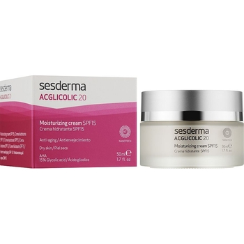 Увлажняющий дневной крем для лица Sesderma Aclgicolic20 Moisturizing Cream SPF 15, 50 мл - Pampik