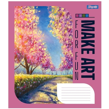 Тетрадь общая 1 Вересня Make Art, A5, в клеточку, 96 листов - Pampik - 4