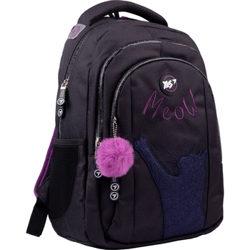 Рюкзак Yes TS-41 Cats, черный (554671) - Pampik - 2