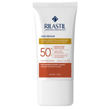 Антивіковий сонцезахисний крем Rilastil для обличчя, з SPF 50+, 40 мл - Pampik