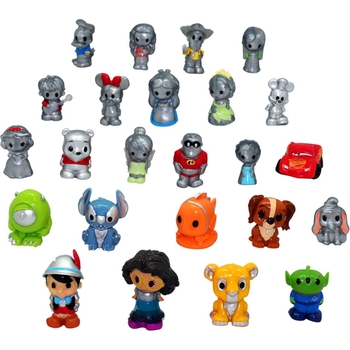 Набор игровых фигурок Ooshies Адвент-календарь Дисней 100, 24 шт. (23975) - Pampik - 2