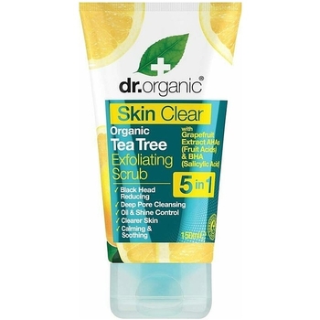 Відлущуючий скраб Зелений чай Dr. Organic Tea Tree Exfoliating Scrub 150 мл - Pampik