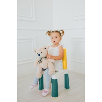 Комплект Poppet Трансформер: стілець + подушка на стілець жовто-зелений (PP-003T-G) - Pampik - 5