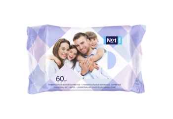 Вологі серветки Bella для всієї родини, універсальні, 60 шт. - Pampik