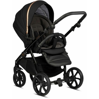 Коляска Tutis Uno 3 Plus Black Edition Copper, 2 в 1, черная (1072199) - Pampik - 7