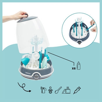 Стерилізатор Babymoov Turbo steam sterilizer синій (A003110) - Pampik - 6