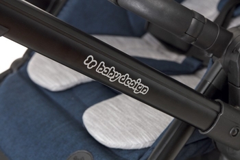 Коляска Baby Design Zoy 17 Graphite, универсальная, темно-серая (204166) - Pampik - 13