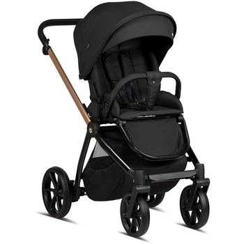 Коляска Tutis Mio Plus Thermo Black Edition Rose Gold, универсальная 2 в 1, черная (1352292) - Pampik - 2