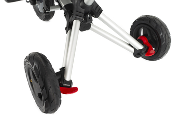 Дитячий триколісний складаний велосипед Qplay Nova Rubber, без сумки, чорний (S700BlackRubber) - Pampik - 4