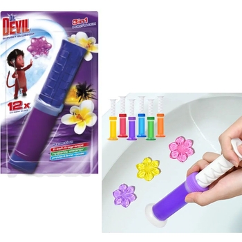 Туалетный точечный блок для унитаза Dr.Devil Цветочный Закат, 75 мл - Pampik - 2