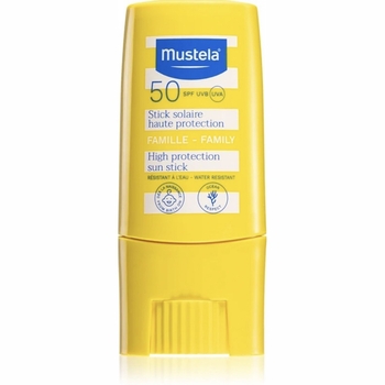 Солнцезащитный стик Mustela Sun Stick High Protection SPF50 9 мл - Pampik