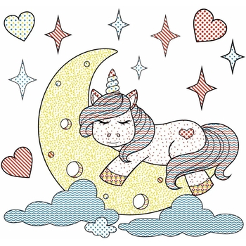 Водяні розмальовки Талант Єдинороги (8w-unic) - Pampik - 2