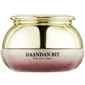 Антивіковий крем для шкіри навколо очей Jigott Daandan Bit Snail Eye Cream з муцином равлика, 50 мл - Pampik
