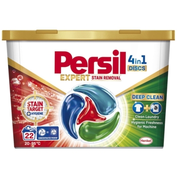 Диски для прання Persil Expert Deep Clean Stain Removal 4 in 1 Discs, 22 шт. - Pampik
