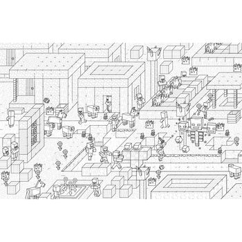 Офіційна розмальовка Артбукс Minecraft 64 сторінки (9786175230558) - Pampik - 2