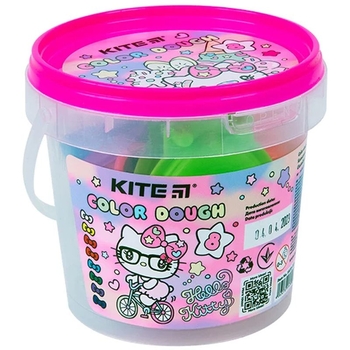 Набір для ліпки Kite Hello Kitty кольоровий 8 х 20 г, 2 формочки та стек (HK23-137) - Pampik