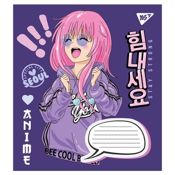 Зошит загальний Yes Japan Tokyo, А5, в клітинку, 12 аркушів (766270) - Pampik