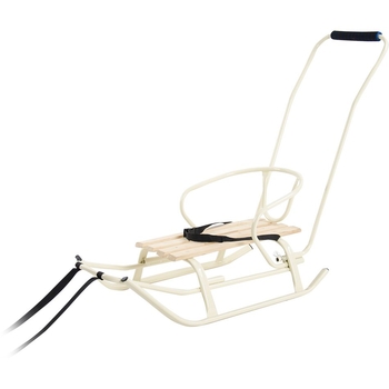 Санки Vitan Комета зі спинкою айворі (2130006) - Pampik