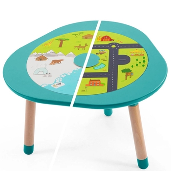 Детский игровой многофункциональный столик Stokke MuTable, бирюзовый (581705) - Pampik - 5