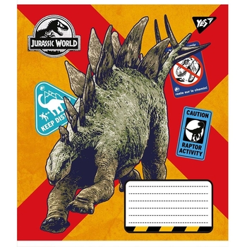 Зошит загальний Yes Jurassic World, А5, в косу лінію, 12 аркушів (766307) - Pampik - 3