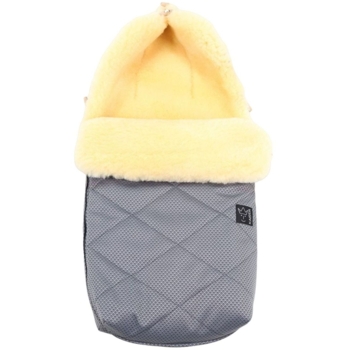 Теплий конверт Kaiser Натура, з натуральної овчини, вафельний антрацит (6541112) - Pampik