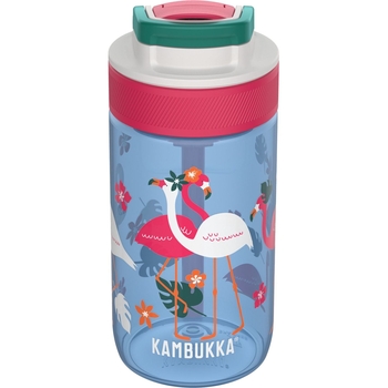 Пляшка для води дитяча Kambukka Lagoon Kids Blue Flamingo, 400 мл, синя (11-04052) - Pampik - 5