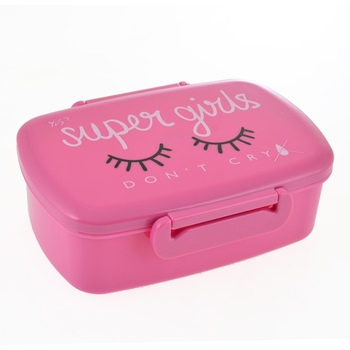Ланч-бокс Yes Super girls, 750 мл, розовый (706853) - Pampik
