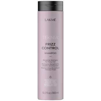 Шампунь Lakme Teknia Frizz Control Shampoo, дисциплинирующий, для непослушных или вьющихся волос, 300 мл - Pampik