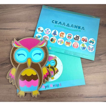 Пазл-вкладиш Аплі Краплі Сова (СК-05) - Pampik - 4