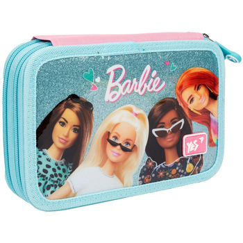 Пенал жесткий Yes HP-01 Barbie, 13х21х4 см, мятный (533345) - Pampik
