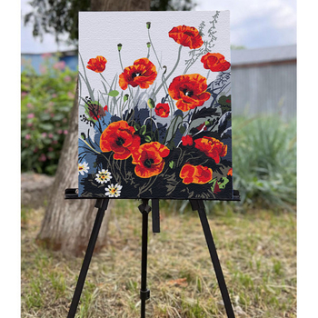 Картина по номерам ArtCraft Красочные маки 40x50 см (13105-AC) - Pampik - 4